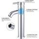 thumbnail image 4 of Grifo de baño Mezclador monomando para lavabo Grifo alto moderno para lavabo Grifo para lavabo de latón macizo Mezclador monomando para lavabo Adecuado para lavabo de baño Cromo, 4 of 5
