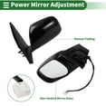 Unique Bargains Left Side Door Mirror Replacement Side View Mirror