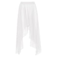 thumbnail image 4 of YEAHDOR Womens Chiffon Asymmetrical Long Dance Skirt Swing Belly Dance Costume, 4 of 7