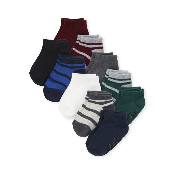 The Children's Place The Children's Place Toddler Boy Socks, 10Pack Ankle Sock Set Walmart