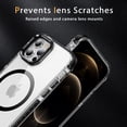 thumbnail image 6 of Allytechgroup Clear Magnetic Case for Apple iPhone 15 Plus, Camera Lens Kickstand Compatible with Magsafe Slim Fit Drop Protection Shockproof Back Case Cover for iPhone 15 Plus, Black, 6 of 7