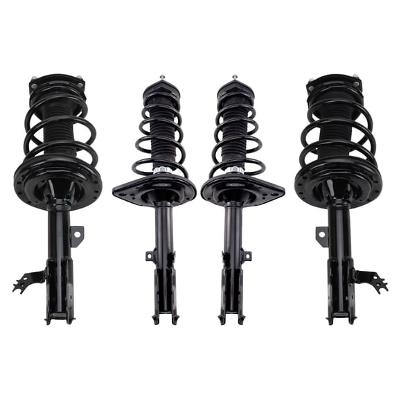 TRQ Front and Rear Strut & Coil Spring Assembly Set Driver & Passenger Sides Fits 13-18 Toyota Avalon