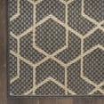 thumbnail image 5 of Nourison Horizon Indoor/Outdoor 2'2" x 8' Charcoal Modern Rug, 5 of 10