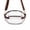 Transparent, Brown, variant on Clear Football Bag for Stadium Events, Crossbody Purse with Shoulder Strap, Game Day Bag for Concerts Sports Games