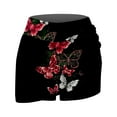 thumbnail image 2 of Mlqidk Skirts for Women Trendy Summer High Waisted Golf Skirts Workout Running Sports Athletic Skort,Butterfly Black XXXL, 2 of 5
