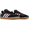 thumbnail image 3 of Messi Adi-das Samba Sneakers Gum Sole Inter Miami CF Black Trainers Men Shoes, 3 of 6