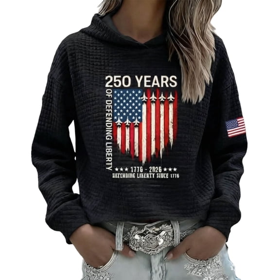 Womens Print Sweatshirts Allover Print Crew Neck Long Sleeve Casual Loose Fit Pullover Top Black L
