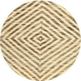 thumbnail image 1 of Ahgly Company Tapis d'Intérieur Lavables en Machine, Ronds, Contemporains, Jaune Soleil, Ronds de 6', 1 of 7