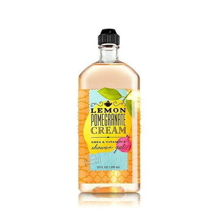 0.5 Ounce Bath Shower - Bath and Body Works Lemon Pomegranate Cream Shower Gel 10 Ounce Body Wash