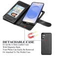 thumbnail image 2 of Tekcoo For Samsung Galaxy S26+ Plus 6.7" Case Wallet with Credit Card Holder for Women Men, Flip PU Leather Wallet Phone Case for Galaxy S26 Plus, Detachable Magnetic Kickstand Cover, Black, 2 of 7