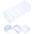 thumbnail image 3 of 1pc Transparent Storage Box Transparent Game Chip Container Chips Oganizer, 3 of 8