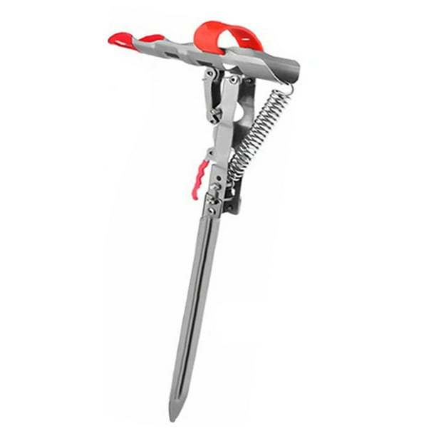 Automatic Spring Fishing Rod Holder With Hook Setter Adjustable for