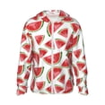 thumbnail image 1 of Fotbe Hand Drawn Watermelon Chaqueta con Protección Solar UPF 50+ para Hombre y Mujer, Camisa con Capucha y Bolsillos-XX-Large, 1 of 7
