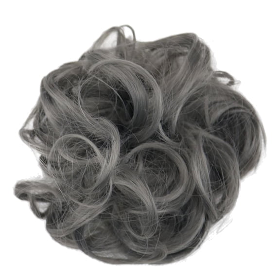 Curly Bun Hair Extension - Messy Bun Updo Wrap Hair Piece, Synthetic Fiber, Easy Tie-On, Reusable, Natural Look, Volume Enhancer, Daily Wear, Party, Wedding, Prom, Christmas, Thanksgiving Wedding, H