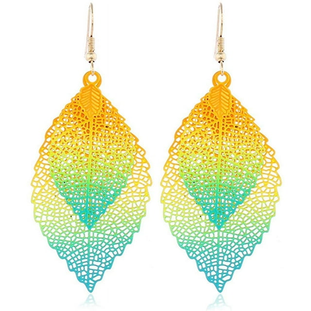 Forme Nuptiale de VingtageTeardrop Boucles d'Oreilles Percées Grandes Boucles d'Oreilles Déclaration