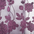 thumbnail image 4 of LELINTA Luxury Floral Tulle Door Window Curtain With Beads Drape Panel Sheer Scarf Valances Divider Room Decorative 1x2.5m, 4 of 5