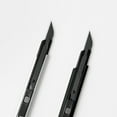 thumbnail image 2 of Tignapoo Fizz Retractable Utility Knife Set in Misty Black - 2-Pack with Extra Blades, Durable Aluminum Alloy Design for Precise Cutting in Office and School Use, 2 of 6