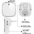 thumbnail image 3 of Wireless Doorbell, 300m Range, 36 Ring Tones, 4 Volume Levels, 1 Transmitter & 2 Receivers, 3 of 5