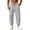 #1-Light Gray-A0715C, variant on Hearthz Sweatpants for Men Cotton Elastic Drawstring Mens Athletic Pants Solid Color Workout Jogger Pants Men with Pocket Blue M