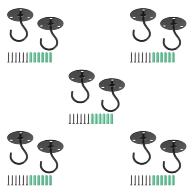 Destyer 2pack/lot Convenient Storage Solutions With These Easy-to Wall Planters For Indoor Plants Durable Black 5Set