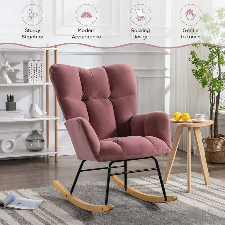 Red glider rocker sale
