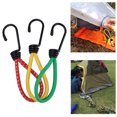 thumbnail image 4 of 2pcs Tent Elastic Rope Fixing Outdoor Bungee Fixing Cords Cord with Hook Durable Camping Fastener Stretch Ropes Tent Accessories Strong Bearing Capacity Green, 4 of 8