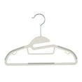 thumbnail image 4 of Simplify Kid's 12 Pack Collar Saver Clothing Hangers in White, 4 of 12