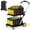 Yellow, variant on Rvchic Functional Collapsible Carts with 2 Storage Crates,8-in-1 Mobile Folding Trolley with 360°Rolling Wheels for Shopping,Picnic,Warehouse,Blue