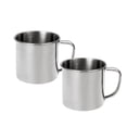 thumbnail image 2 of LQCrafK 8 Oz Stainless Steel Double-Walled Mug Set for Camping (Set of 3), 2 of 7