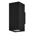 thumbnail image 3 of 28914BK-LL Hinkley Lighting Tetra - 14W 2 LED Small Outdoor Up/Down Wall Lantern In Modern Style-12 Inches Tall and 5 Inches Wide-Black Finish, 3 of 17