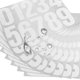 thumbnail image 3 of SHOWERORO Reliable White Adhesive Number Stickers for House and Mailbox Waterproof Outdoor Use, 3 of 8