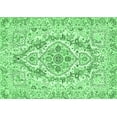 thumbnail image 1 of Ahgly Company Indoor Rectangle Medallion Emerald Green Traditional Area Rugs, 2' x 3', 1 of 4