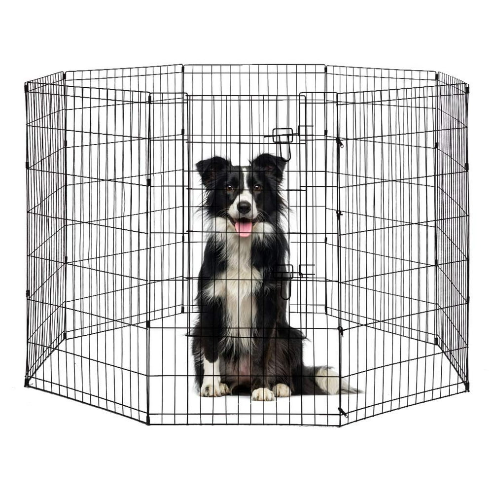 BestPet 8Panel Tall Dog Playpen Crate Fence Pet Kennel Play Pen
