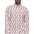 thumbnail image 4 of Atasi Long Sleeve Kurta Printed Button Down Asymmetric Designer Kurta For Boys, 4 of 5