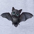 thumbnail image 2 of CafePress - PD Moreno's Halloween Bat - Cute Infant Baby Football Bodysuit, 2 of 3