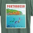 thumbnail image 3 of Luca - Portorosso Italy Postcard - Women's Short Sleeve Graphic T-Shirt, 3 of 5