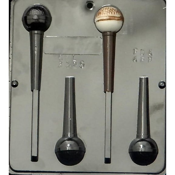 3325 Microphone Lollipop Chocolate Candy Mold