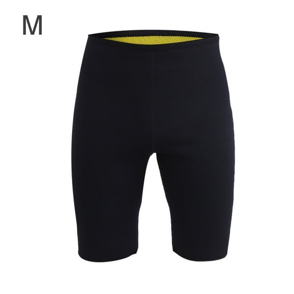 Unisex Neoprene Fitness Shorts - Slimming Body Shaper, Stretch Material, Ideal for Running and Workout - Size M