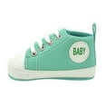 thumbnail image 2 of Infant Toddler Canvas Sneakers Baby Boy Girl Soft Sole Non-Slip Crib Shoes,0-9 Months, 2 of 2