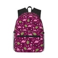 thumbnail image 1 of Disketp Festive Flamingos Mochila Ligera Clásica con Múltiples Bolsillos, Mochila Casual para Hombre y Mujer, Ideal para Escuela, Trabajo y Viajes, 1 of 6