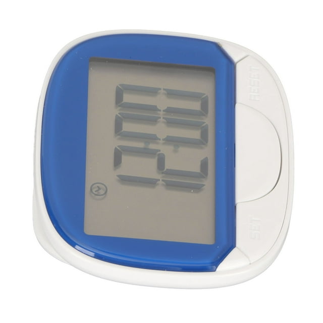 Podómetro Multifuncional Con Pantalla Grande De Reloj, Distancia, Calorías Y Conteo De Pasos, Diseño De Clip Para Cintura