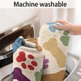 thumbnail image 5 of Paw Prints and Bones Bathroom Rugs Mat,Non Slip Microfiber Bathroom Rug,Rubber Backing,Soft Bathroom Mats for Bathroom Floor,Tub and Shower,20x32in(50x80cm), 5 of 5