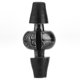 thumbnail image 3 of Nuevo peso, accesorios para herramientas de aparejos de pesca, fregadero de pesca negro (B9(4,0g）), 3 of 8