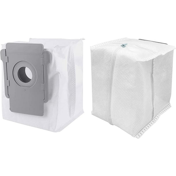 2 Pack Reusable Zippered Replacement Dust Bags for iRobot Roomba i s