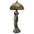 thumbnail image 3 of Design Toscano Lucina, Goddess of Light Stained Glass Lamp, 3 of 11