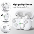 thumbnail image 2 of Carcasa protectora de silicona anticaída para Apple Airpods Pro 2/Pro blanco Ehuebsd Para estrenar, 2 of 4