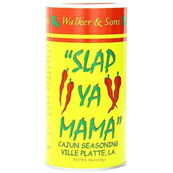 Slap Ya Mama All Natural Cajun Seasoning from Louisiana, Original Blend, MSG Free and Kosher, 16 Ounce, Pack of 2