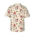 thumbnail image 3 of Daiia cute Santa with Gifts Hawaiian Shirt for Men Gentle Cotton Regular Short Sleeve Casual-Medium, 3 of 9
