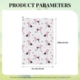 thumbnail image 4 of Lsque Cute Poodle Dog Premium Golf Towel - Ultra Absorbent and Quick Drying Microfiber Towel with Carabiner - Gift for Men -24" X 16", 4 of 8