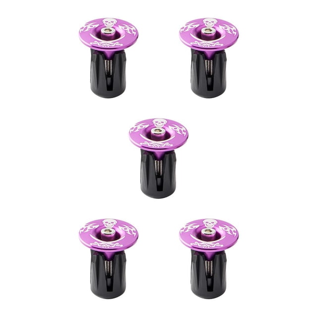 Wosthever 1 par de tapas de manillar, fundas de expansión, pieza de bicicleta para reemplazar púrpura Lila 5piezas Wosthever CBP227533